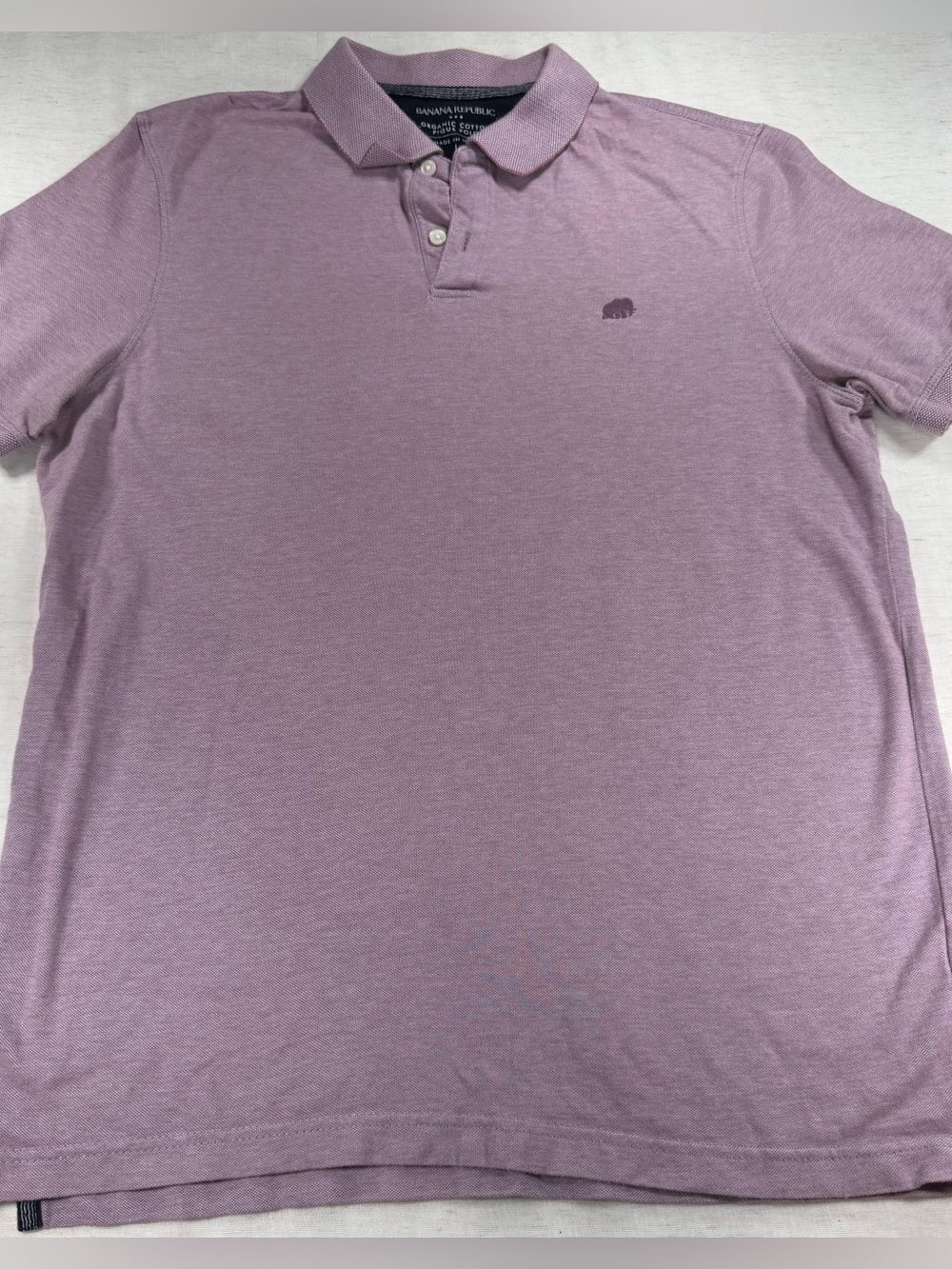 Banana Republic Men's Polo Shirt in Purple